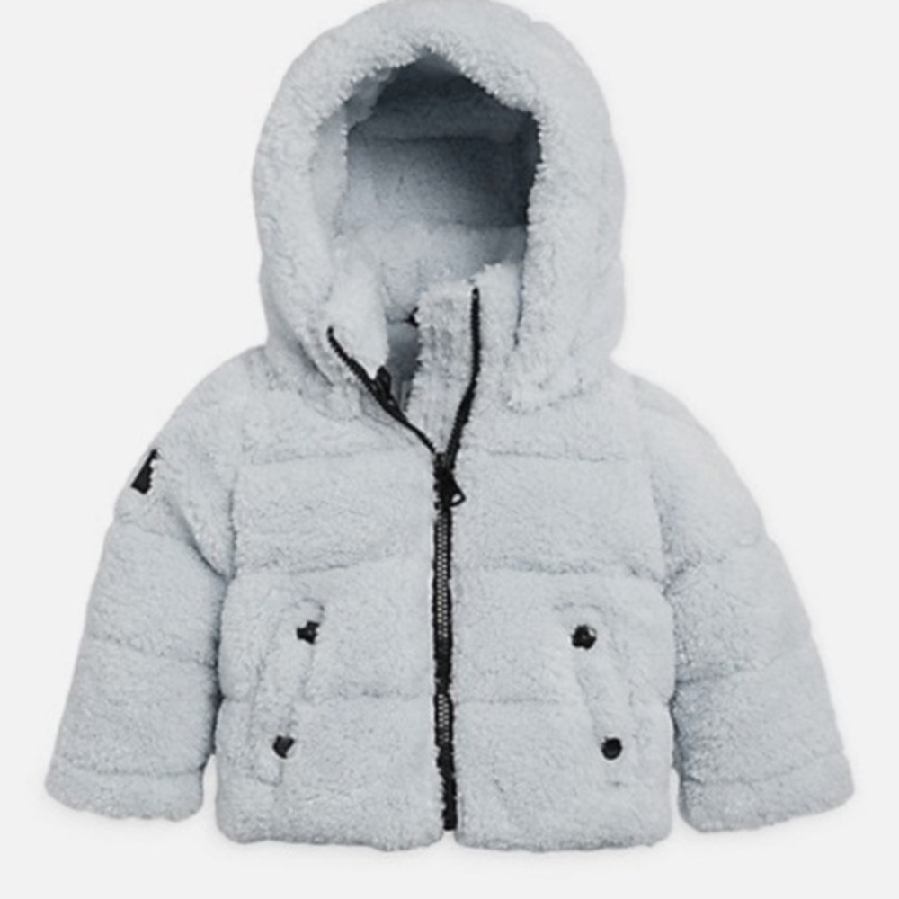 SAM.
Baby Boys' & Girls' Snowbunny Fleece Quilted Down Jacket